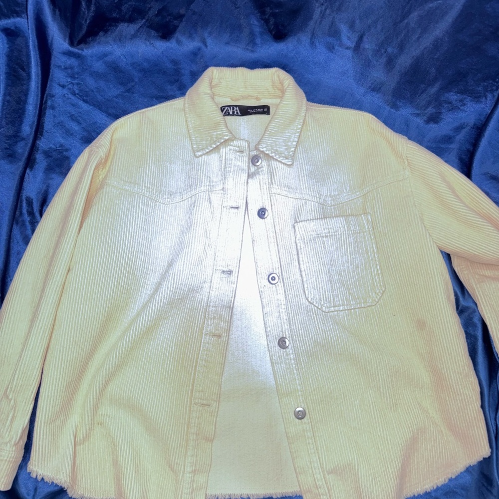 Zara Beige Corduroy Jacket